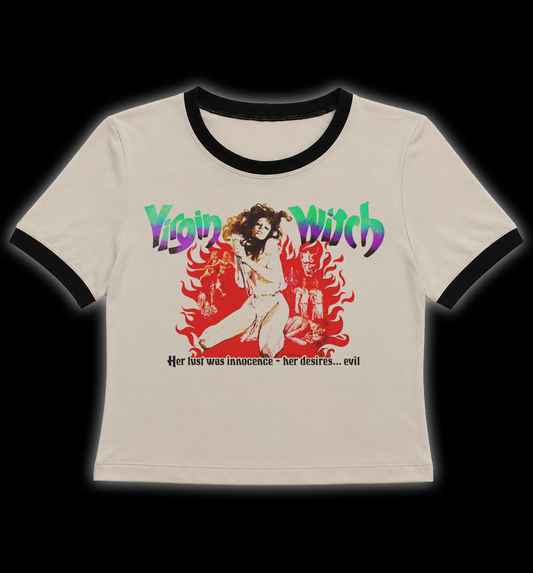 Virgin Witch Horror Ringer Shirt