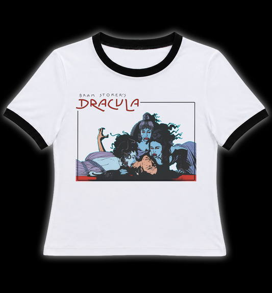 Dracula Brides Horror Ringer Shirt