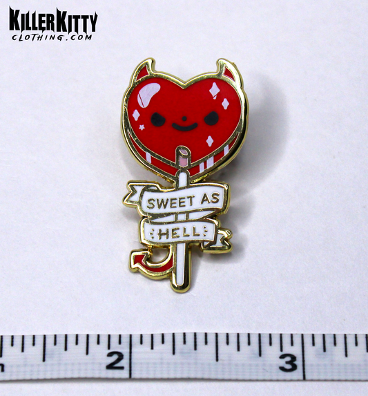 Devil Lollipop Enamel Pin