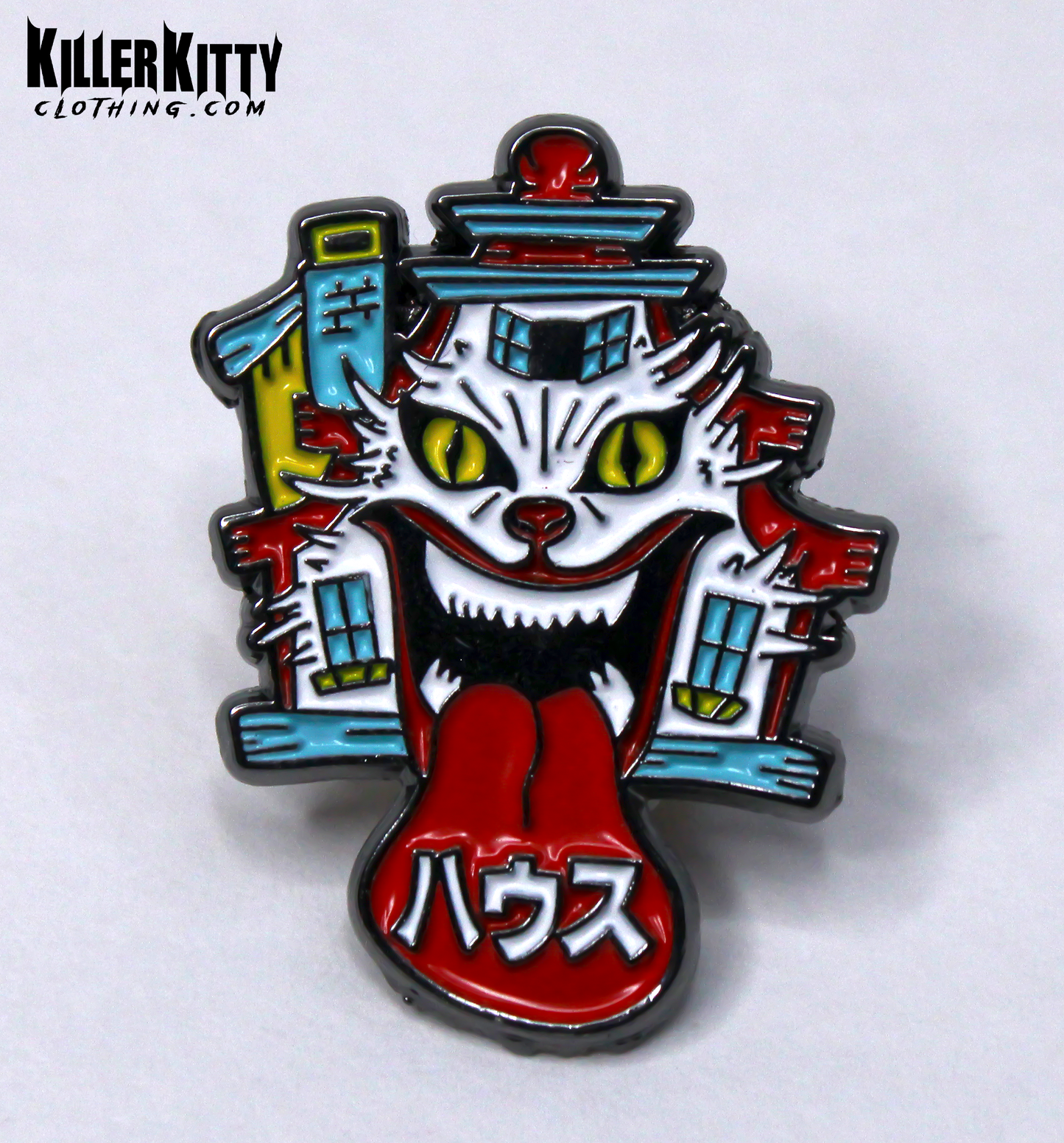 Hausu House Blanche Enamel Horror Pin