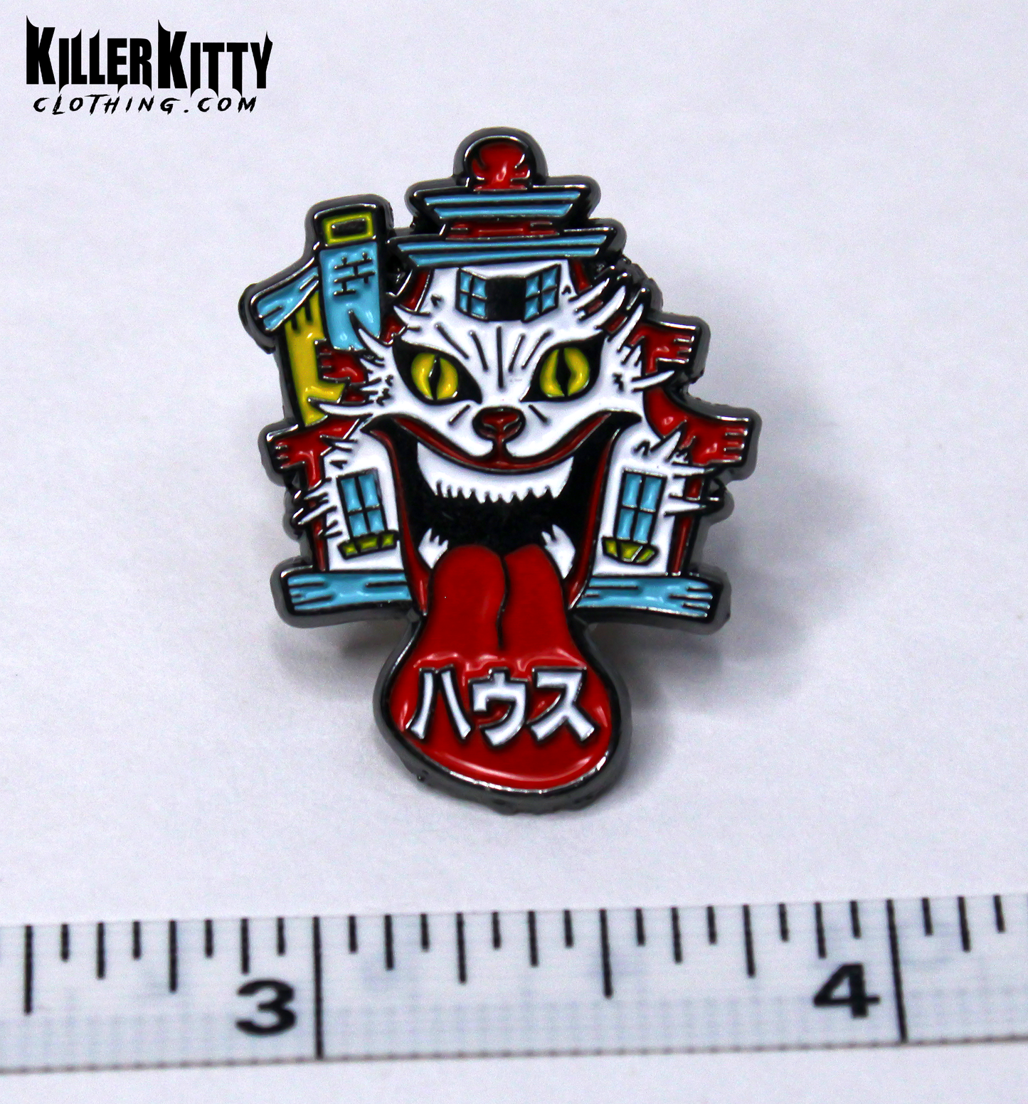 Hausu House Blanche Enamel Horror Pin