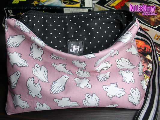 Spooky Ghost Pouch Wristlet