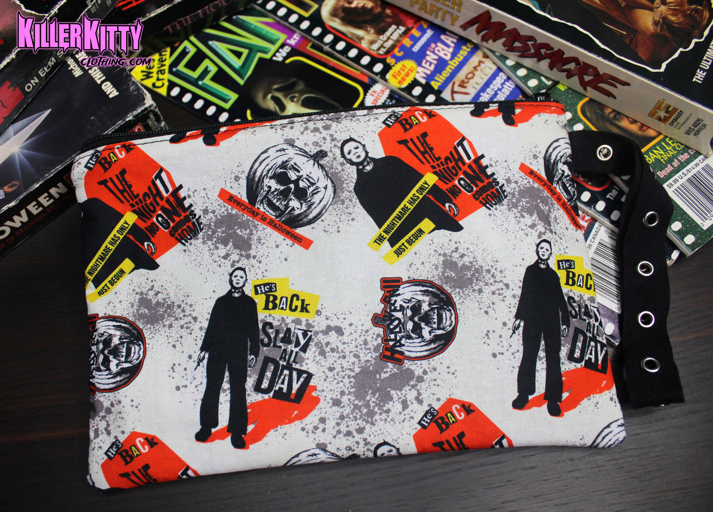 Halloween Michael Myers Pouch Wristlet