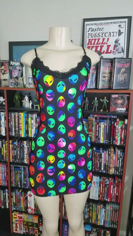 Alien Rave Slip Dress