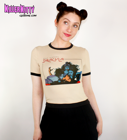 Dracula Brides Vampire Ringer Horror Shirt