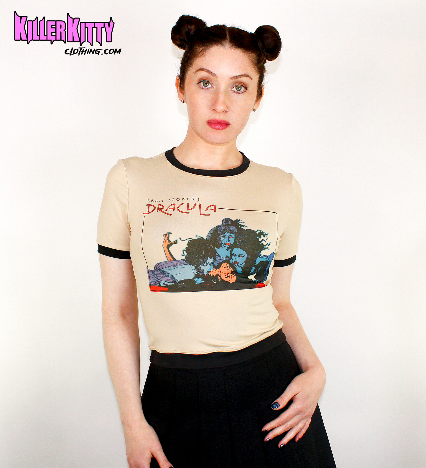 Dracula Brides Vampire Ringer Horror Shirt