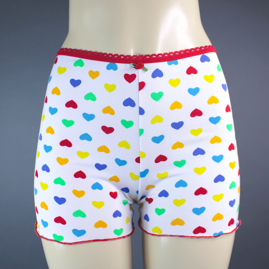Heart Lounge Shorts PJs SAMPLE