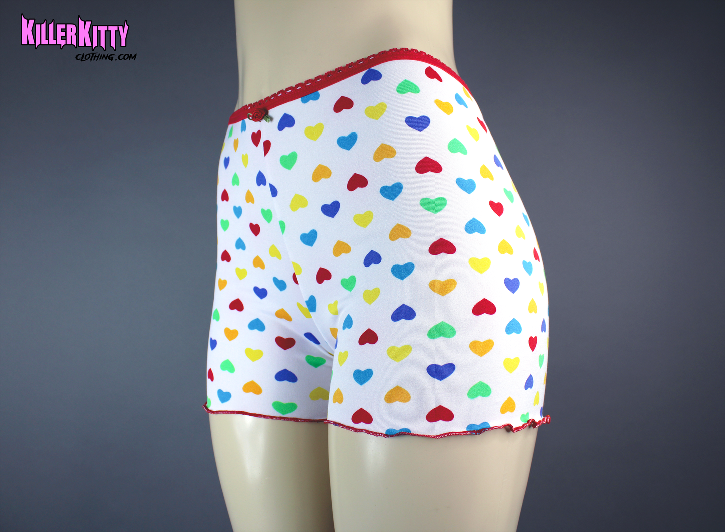 Heart Lounge Shorts PJs SAMPLE