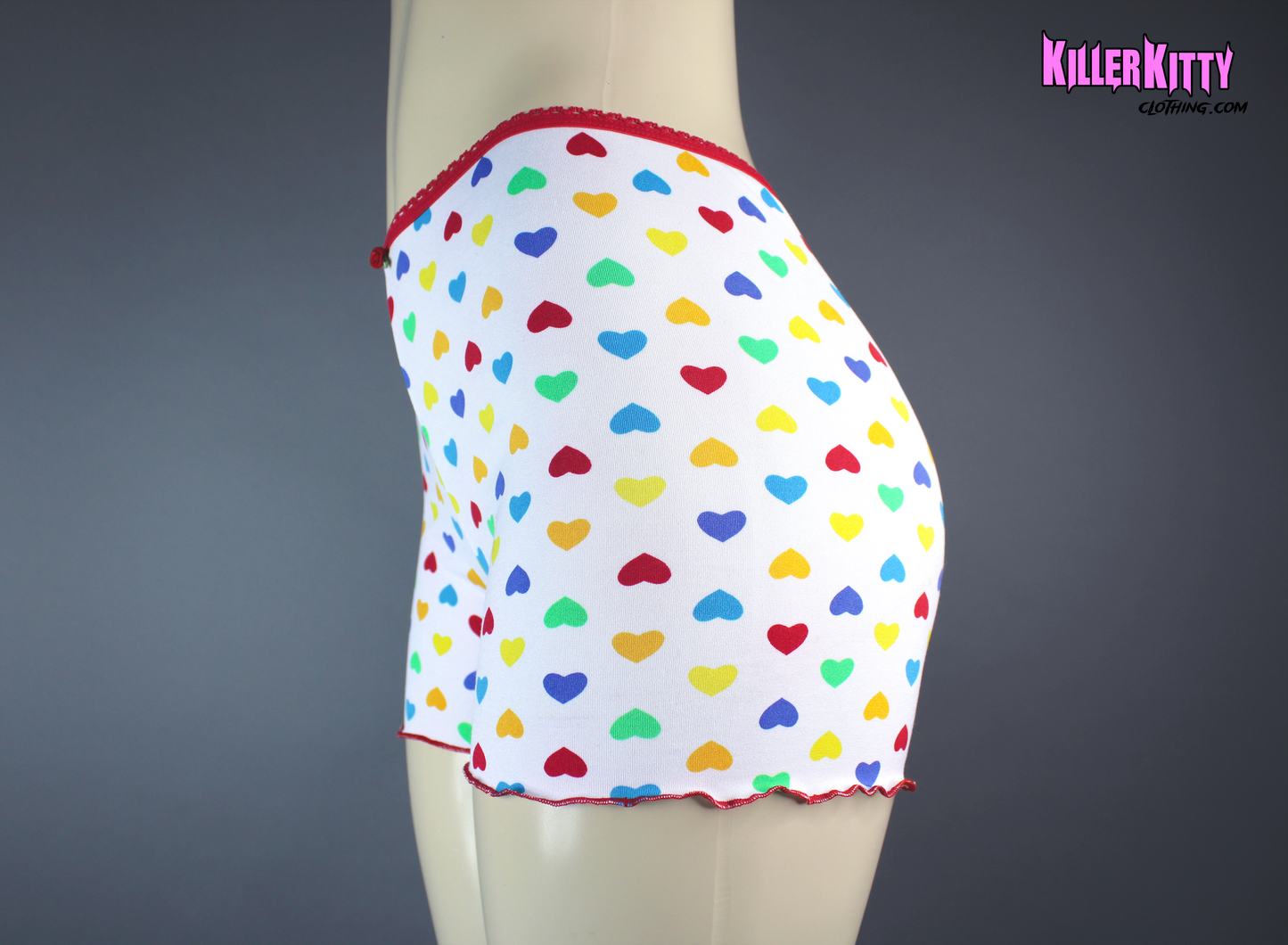 Heart Lounge Shorts PJs SAMPLE