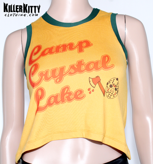 Camp Crystal Lake Friday The 13th Tank Mustard