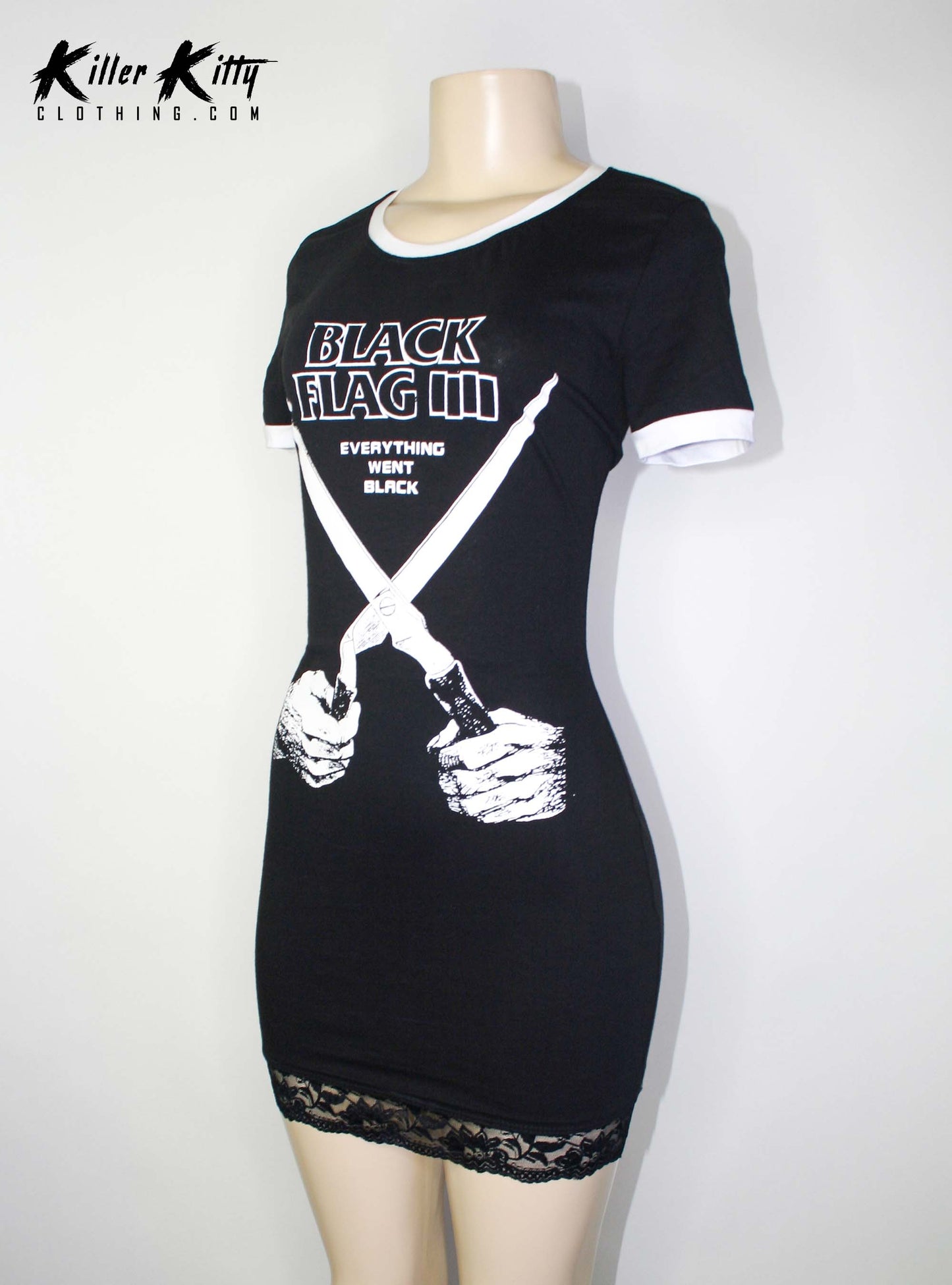 Black Flag Ringer Dress
