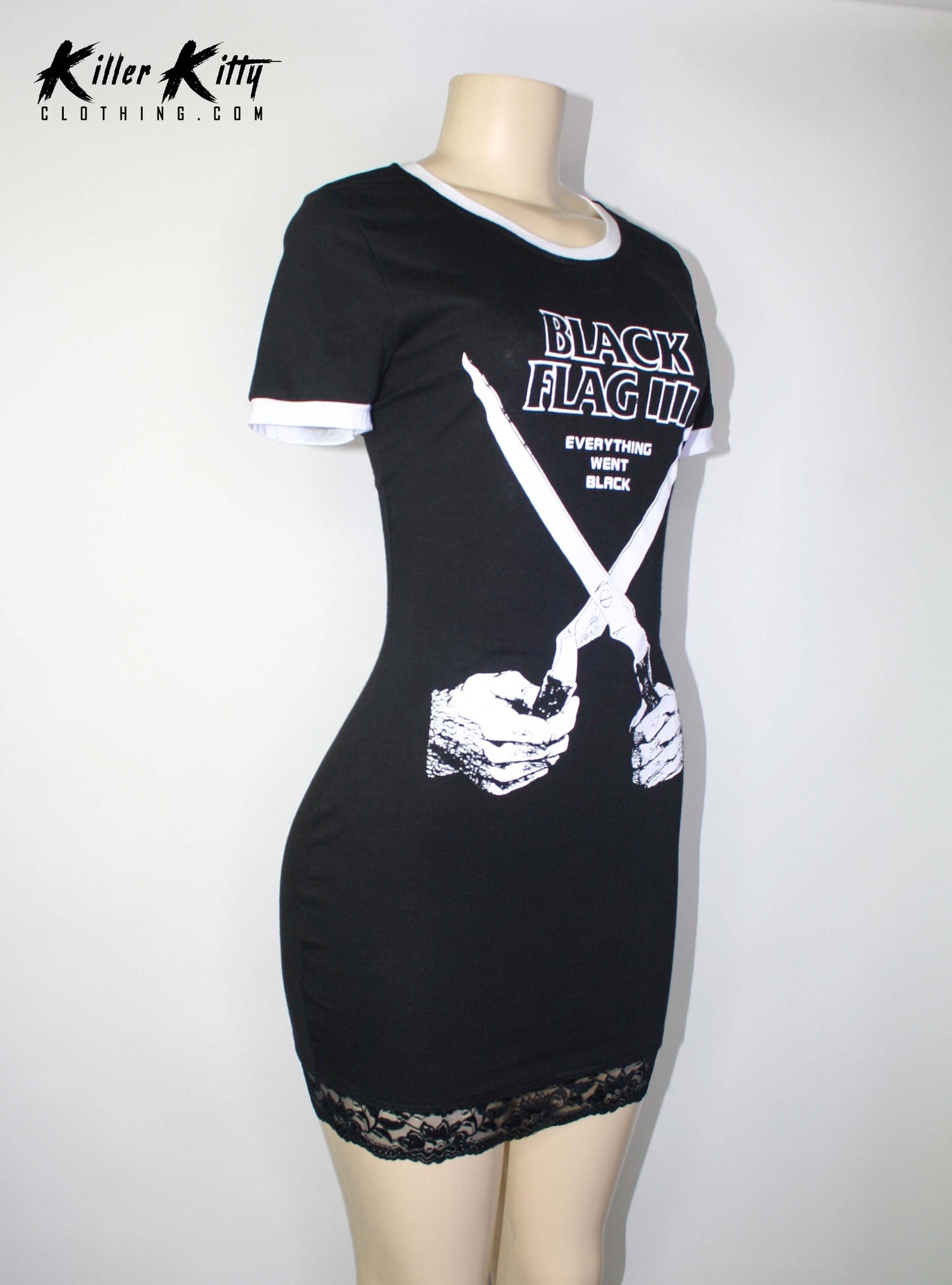 Black Flag Ringer Dress
