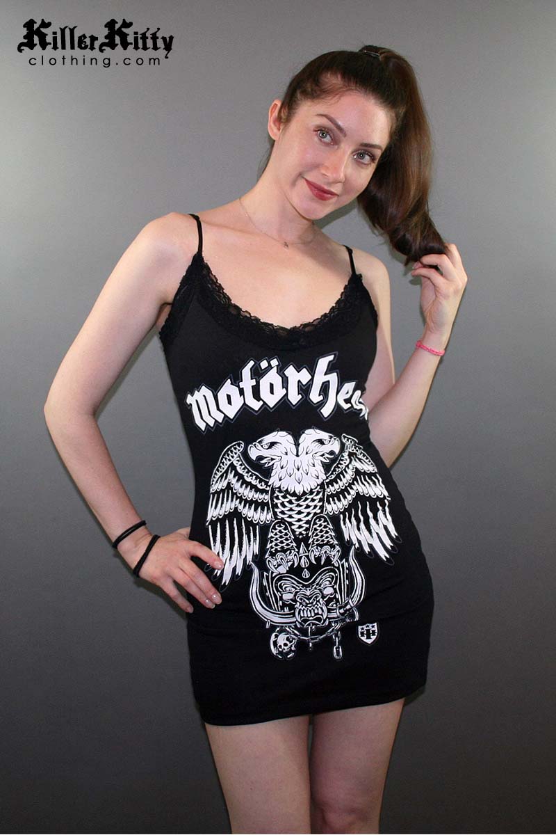 Motorhead Lace Slip Dress
