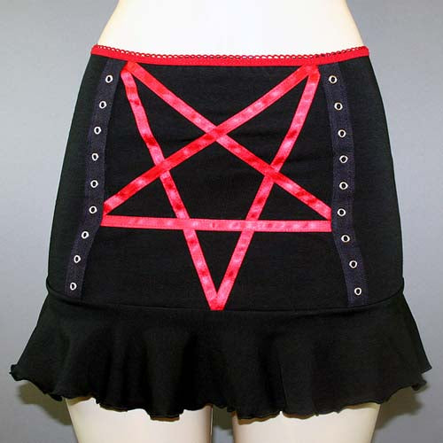 Pentagram Mini Skirt