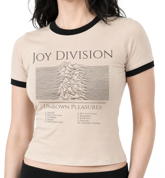 Joy Division (Unknown Pleasures) Ringer Shirt