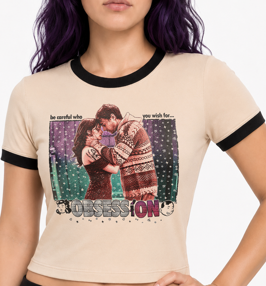 Obsession Horror Ringer Shirt