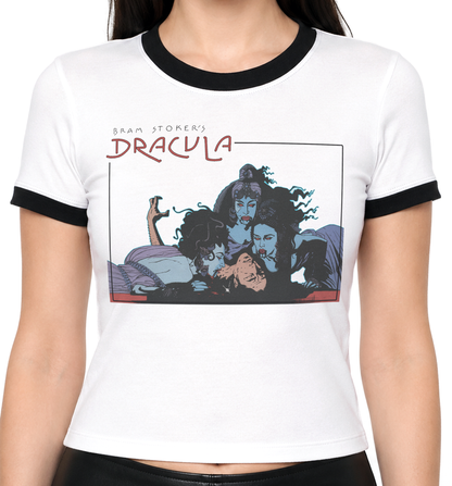 Dracula Brides Horror Ringer Shirt