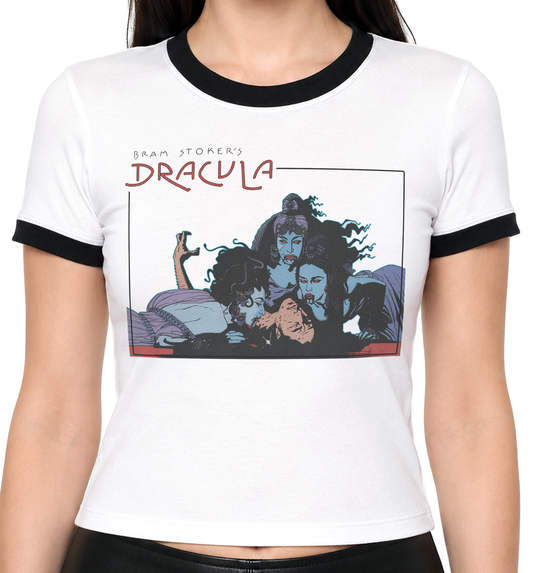 Dracula Brides Horror Ringer Shirt