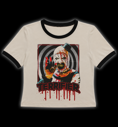 Terrifier Art the Clown Horror Ringer Shirt