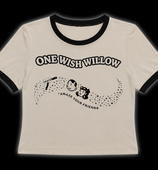 One Wish Willow Obsession Horror Ringer Shirt