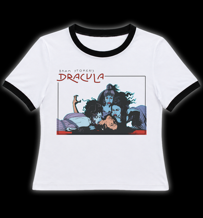 Dracula Brides Horror Ringer Shirt