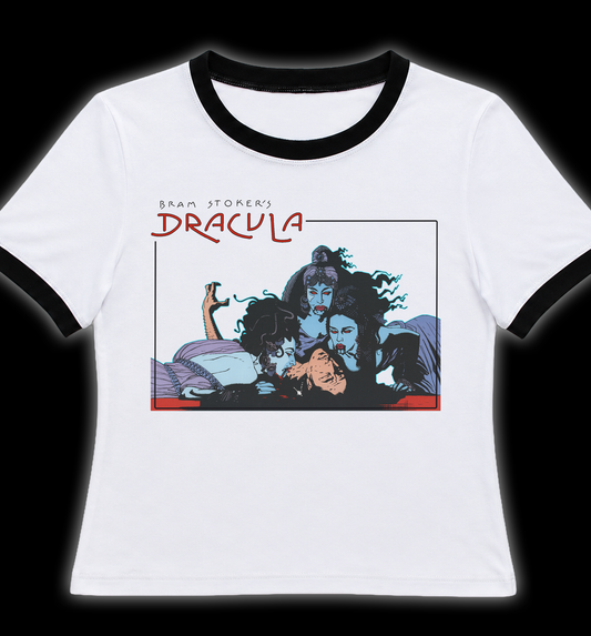 Dracula Brides Horror Ringer Shirt