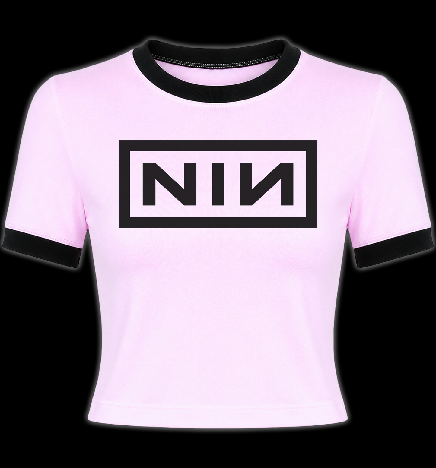 Nine Inch Nails Ringer Shirt (Pink)