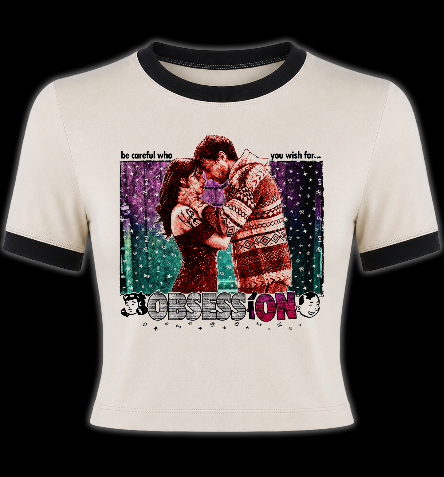 Obsession Horror Ringer Shirt