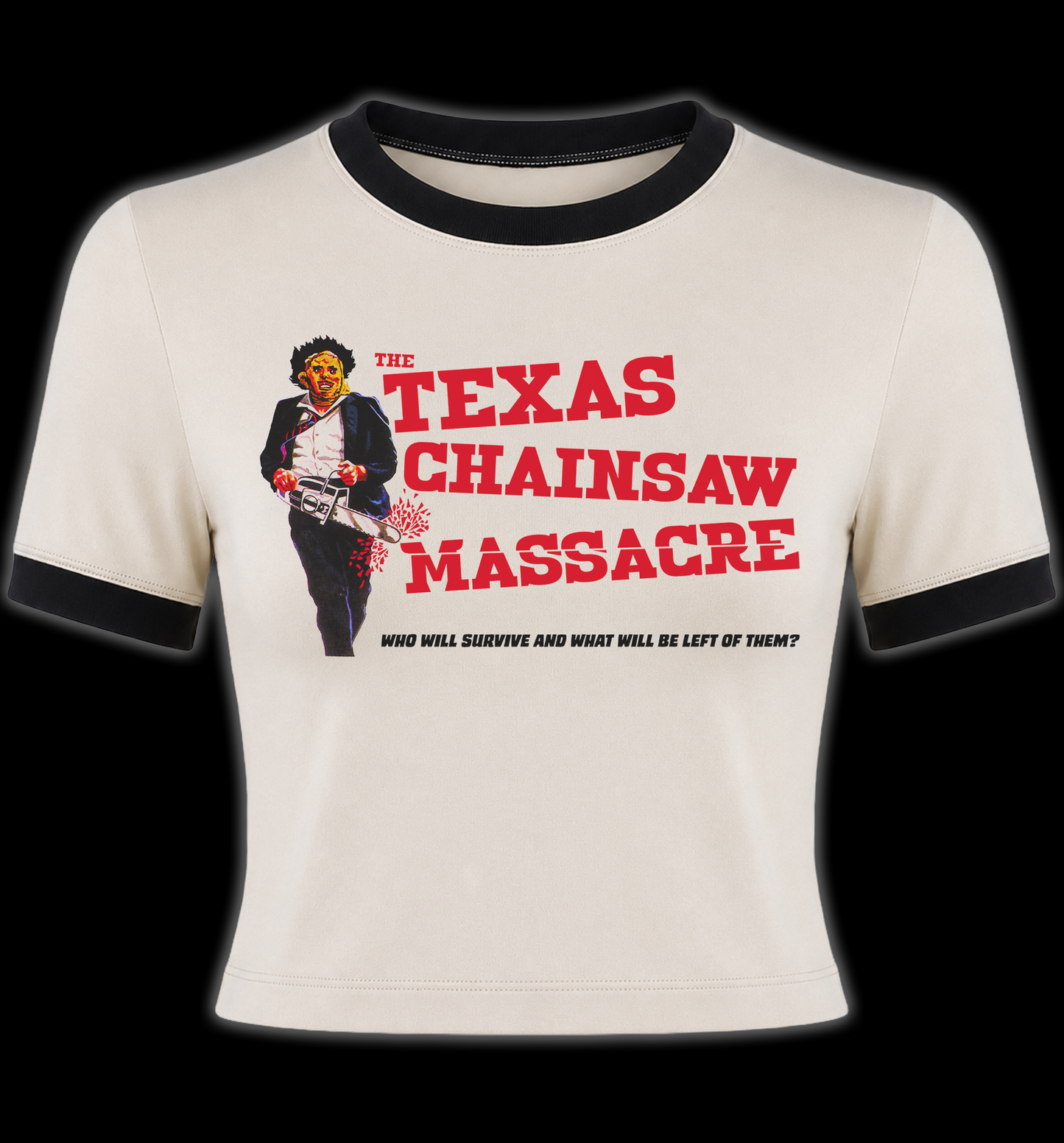Texas Chainsaw Massacre Leatherface Cropped Shirt