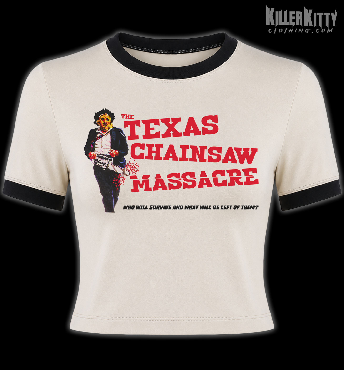 Texas Chainsaw Massacre Leatherface Cropped Shirt