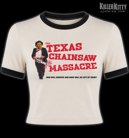 Texas Chainsaw Massacre Leatherface Cropped Shirt