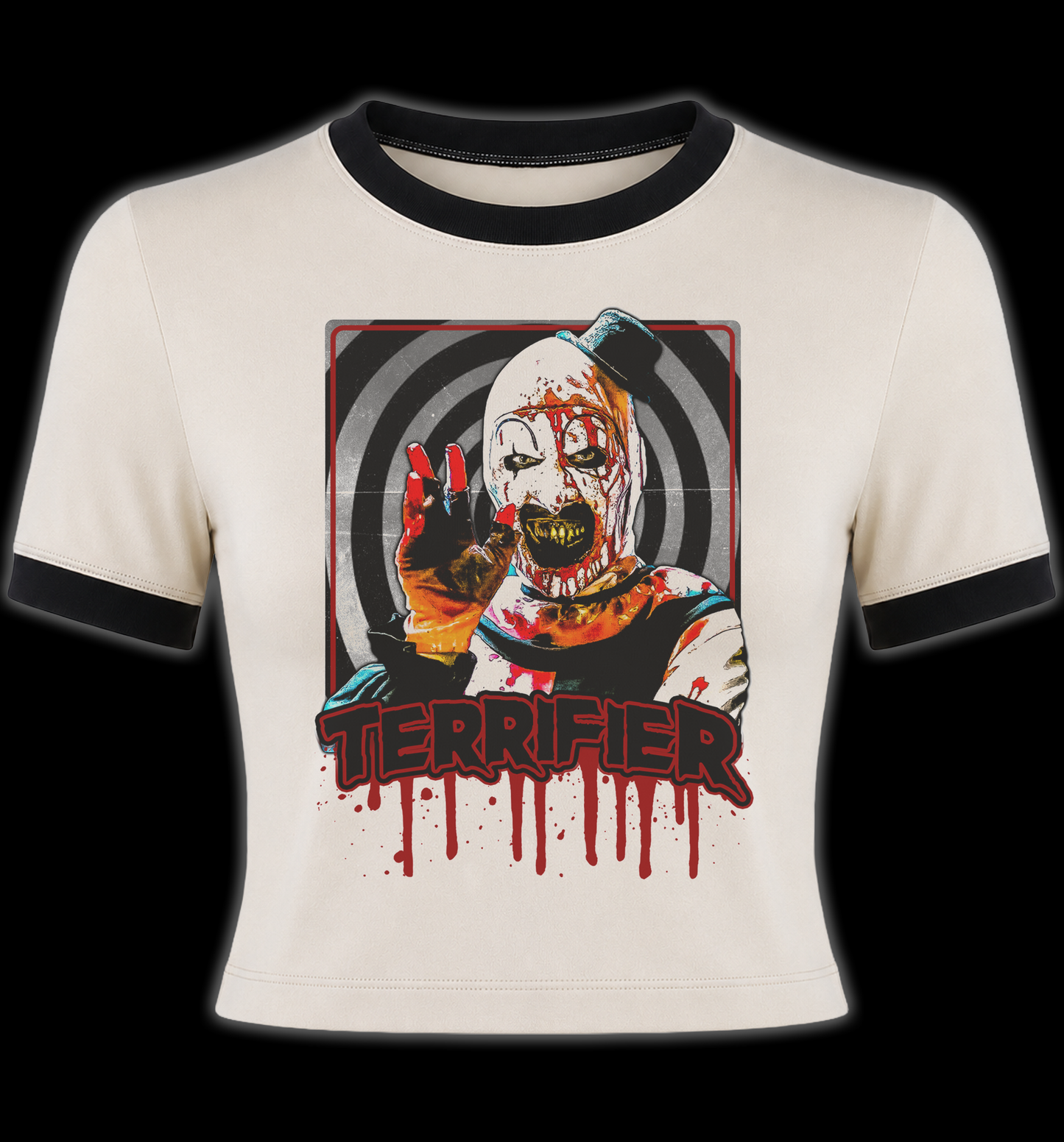 Terrifier Art the Clown Horror Ringer Shirt
