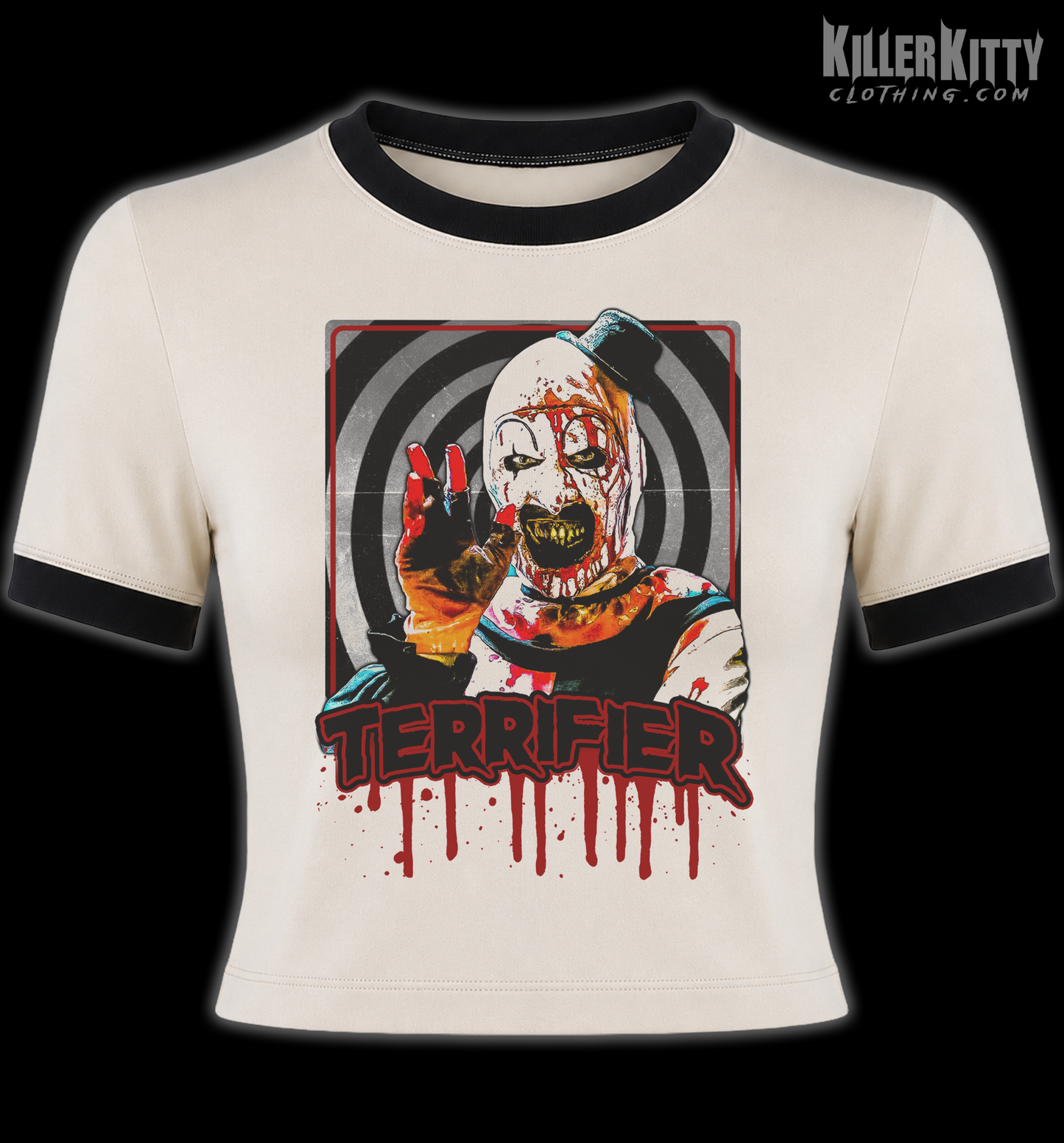 Terrifier Art the Clown Horror Ringer Shirt