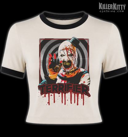 Terrifier Art the Clown Horror Ringer Shirt