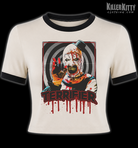 Terrifier Art the Clown Horror Ringer Shirt