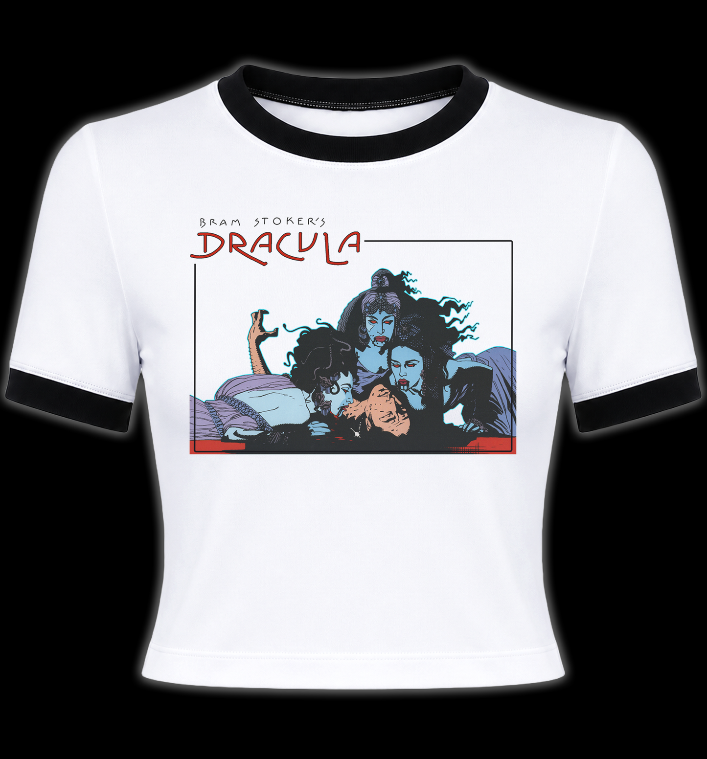 Dracula Brides Horror Ringer Shirt