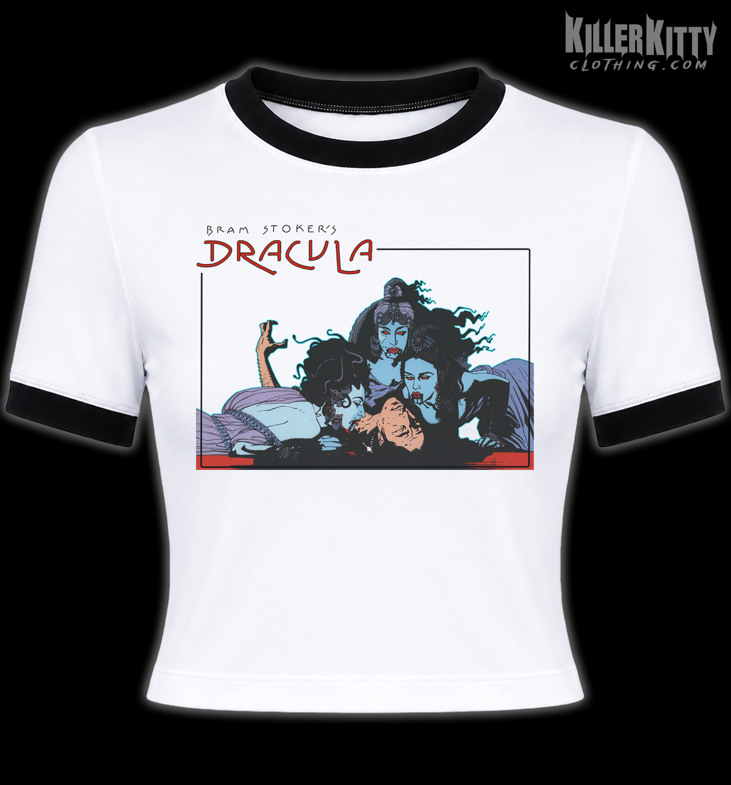 Dracula Brides Horror Ringer Shirt