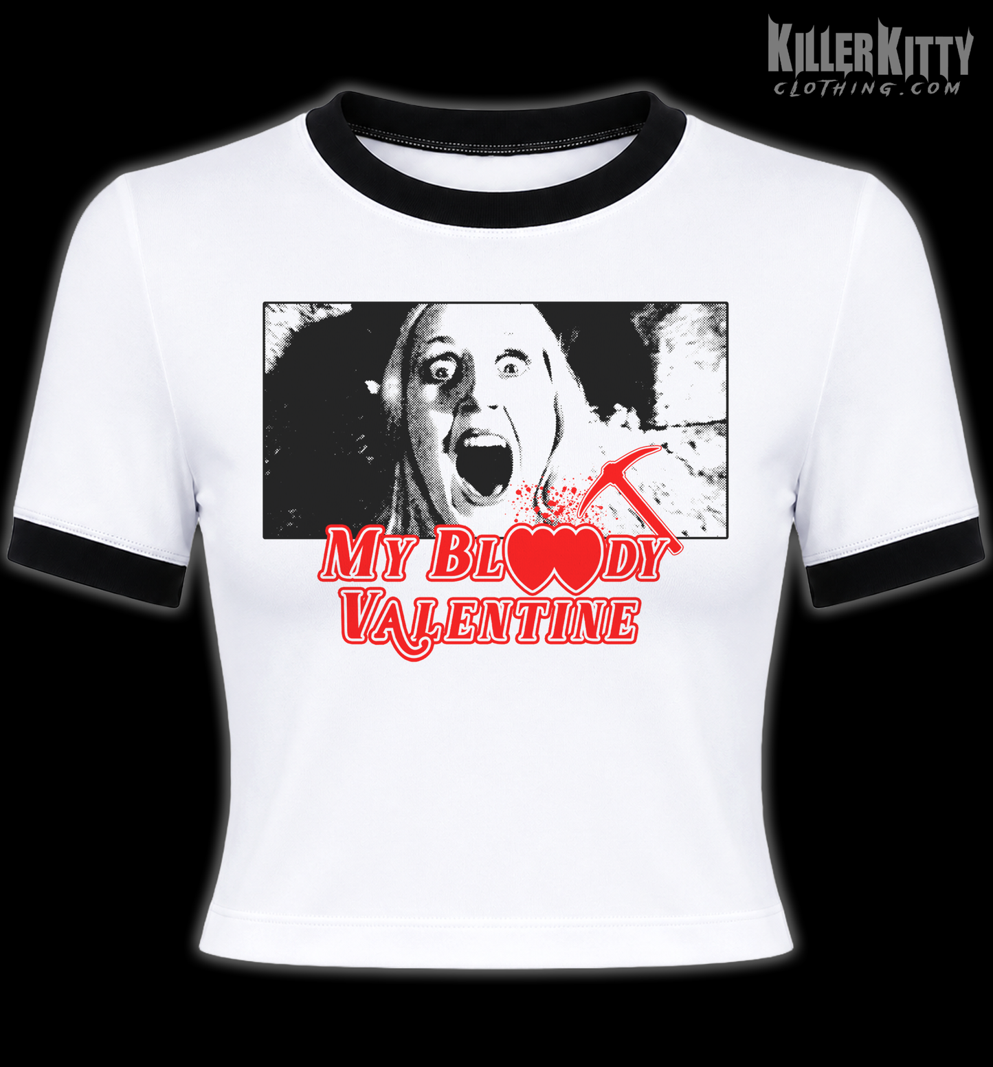 My Bloody Valentine Ringer Crop Top