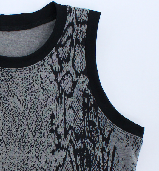 Snake Print Tank Top