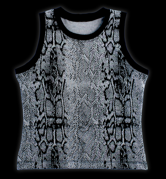 Snake Print Tank Top