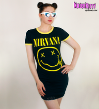 Load image into Gallery viewer, Nirvana Ringer Dress Grunge
