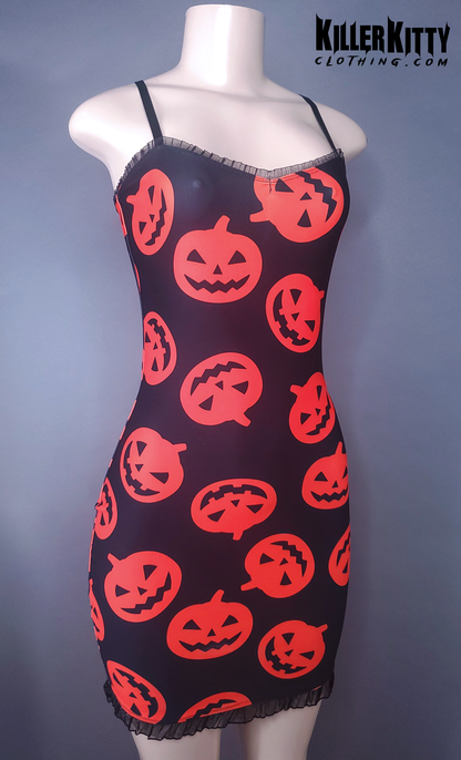 Pumpkin Bodycon Dress