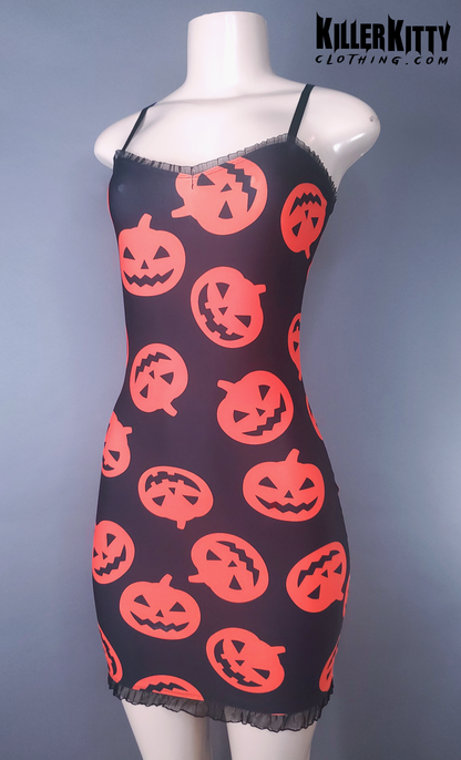 Pumpkin Bodycon Dress