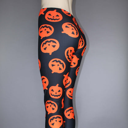 Pumpkin Halloween Leggings Pants