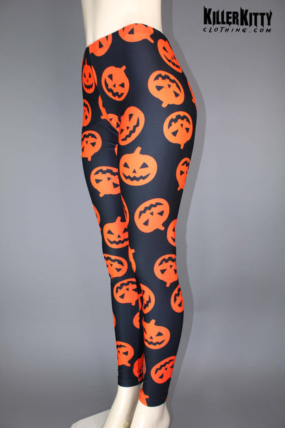 Pumpkin Halloween Leggings Pants