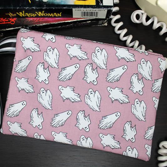 Spooky Ghost Pouch Wristlet