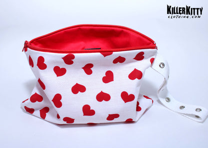 Mini Valentine's Day Heart Wristlets