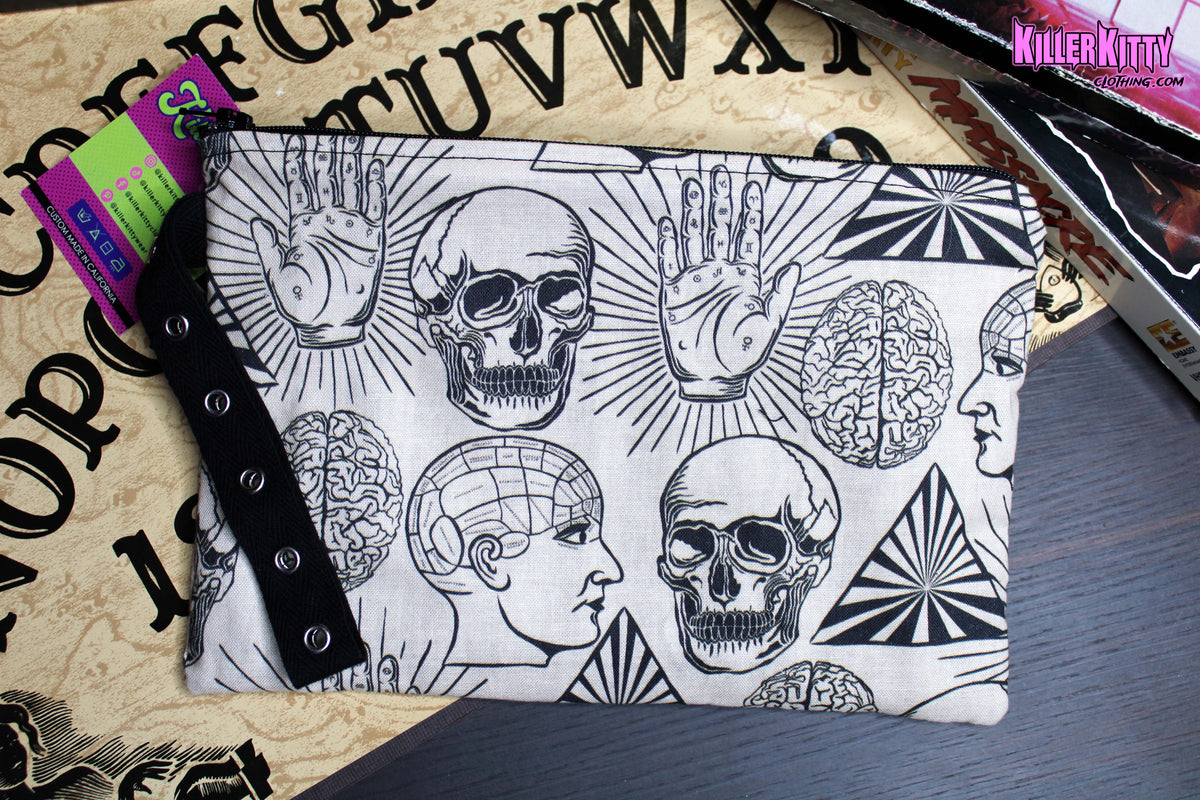 Gothic Anatomy Wristlet Bag