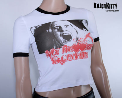 My Bloody Valentine Ringer Crop Top