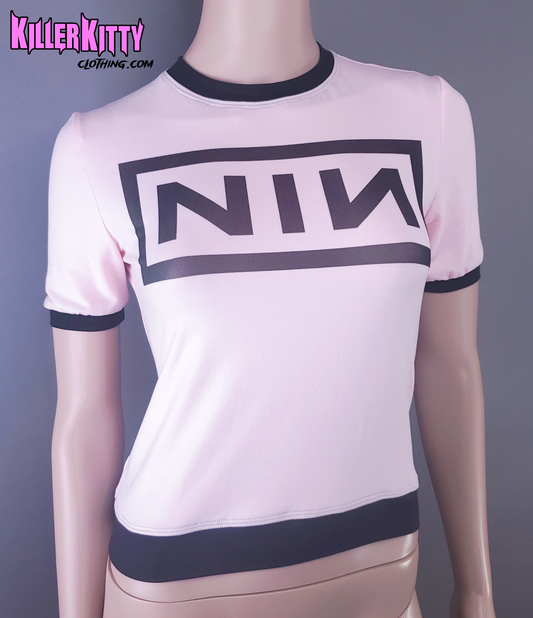 Nine Inch Nails PINK Ringer Shirt